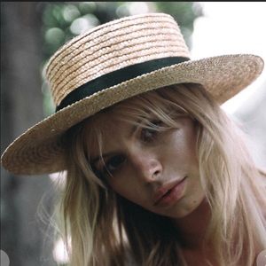 🧡🧡Lack of Color- the Spencer Boater Hat🧡🧡